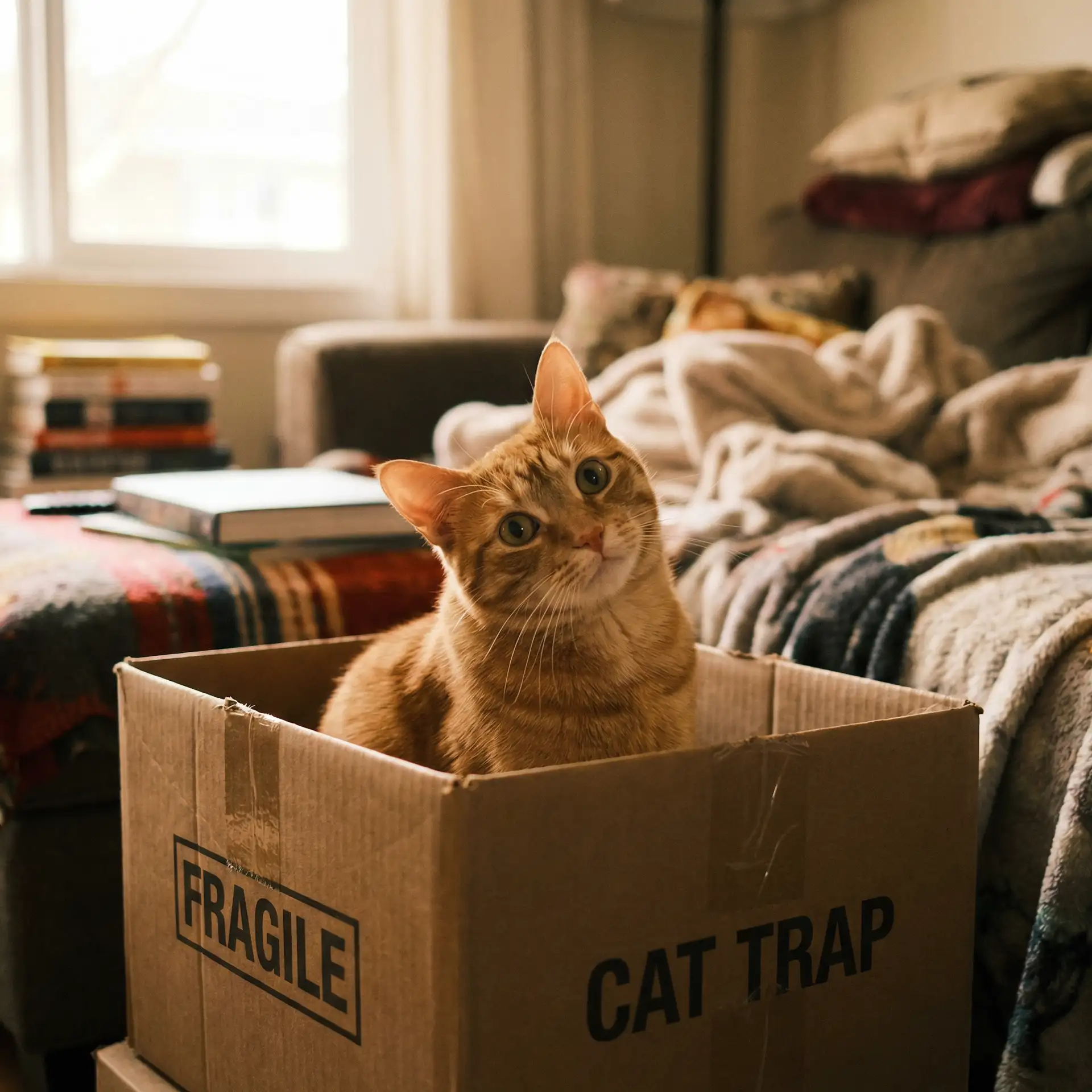 橘猫躲在纸箱里 - 4攻一受同时做宿舍